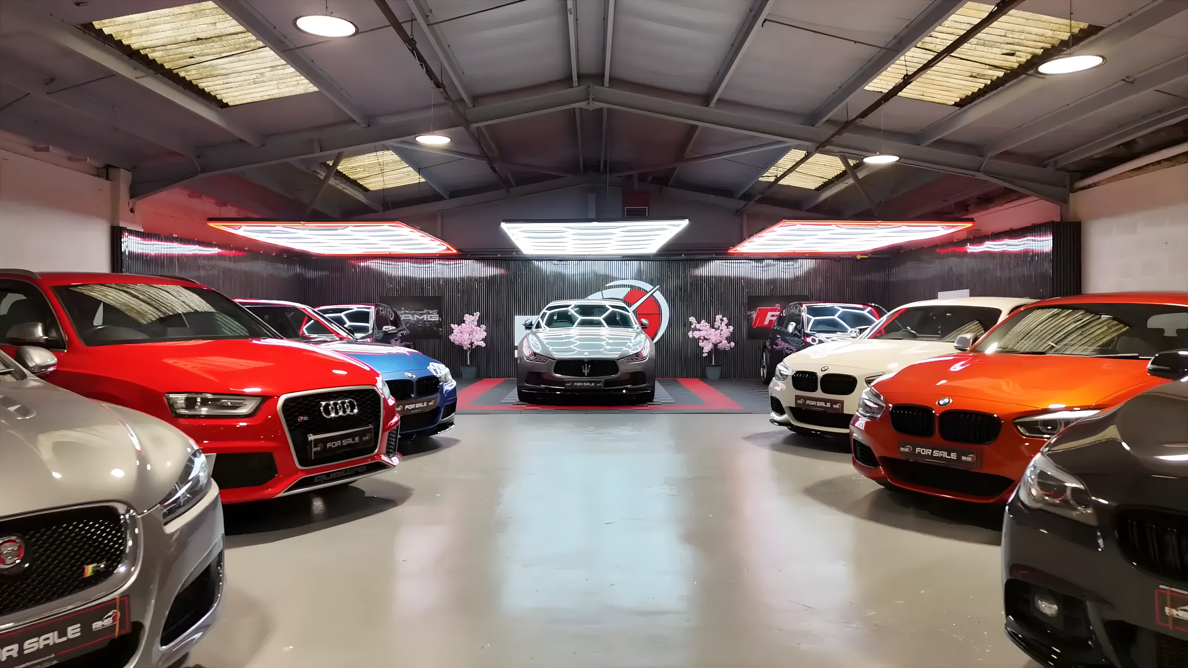 Inside the RHS Performance showroom in Stoke-on-Trent